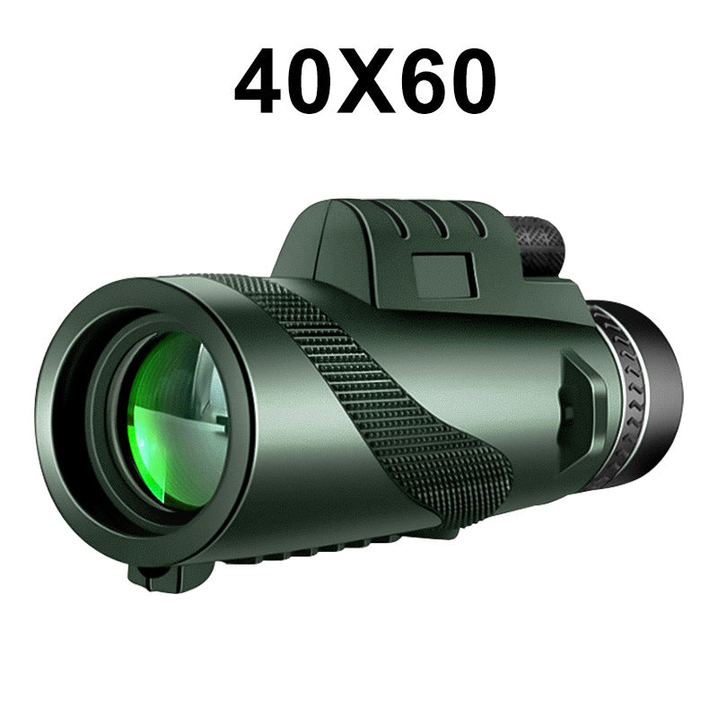 (40X60) Monokulární dalekohled s vysokým zvětšením a vysokým rozlišením pro noční vidění