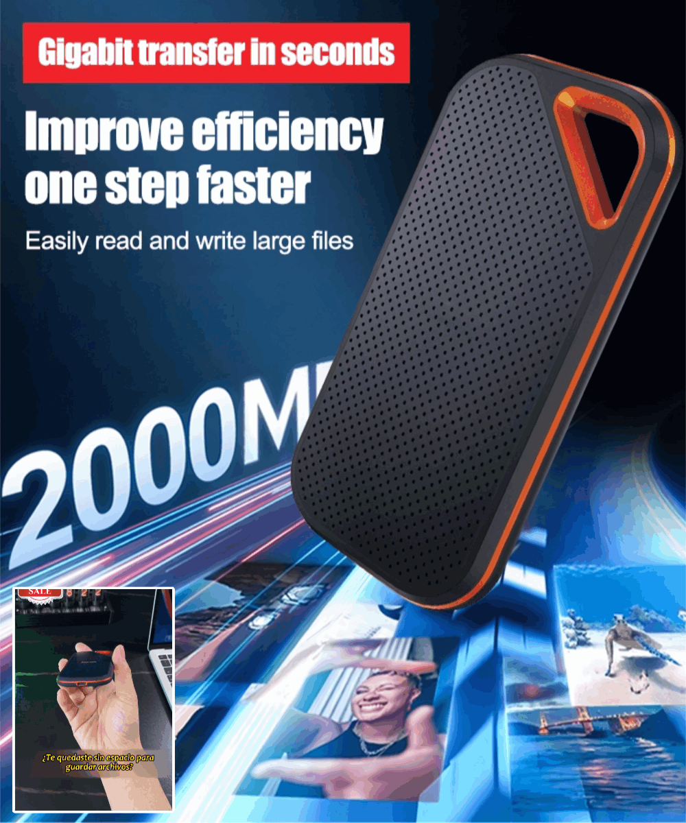 【Poslední den s 50% slevou】【32TB】Vysokorychlostní mobilní SSD disk