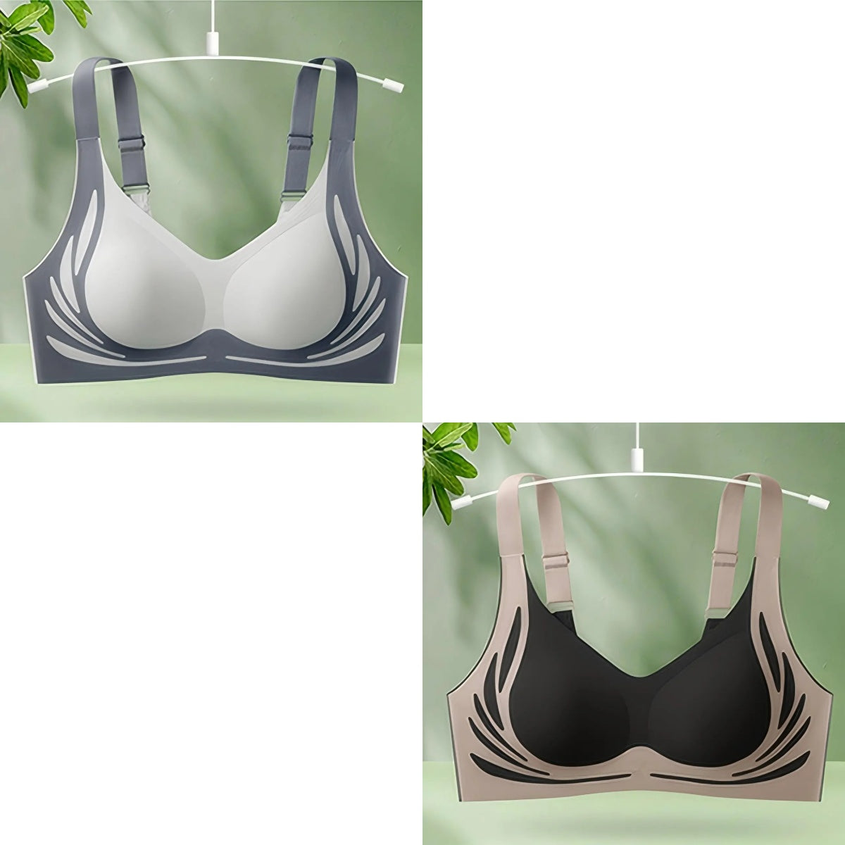 【Kupte jeden a druhý dostanete zdarma】Bezdrátová podprsenka pro ženy, jednodílná【40-85KG】
