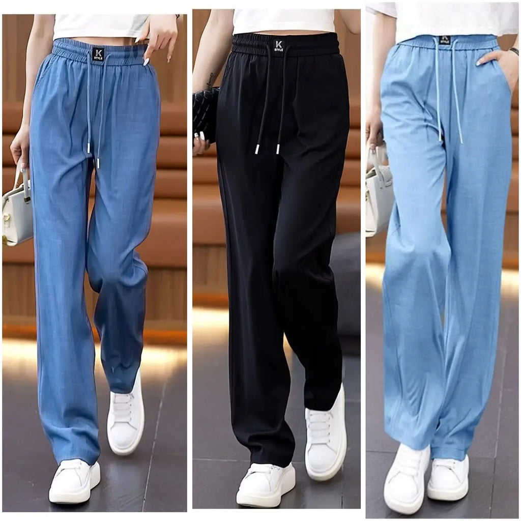 👖❤️【40-100 kg】2026 nowe wysokiej jakości miękkie, swobodne spodnie z drapowaniem