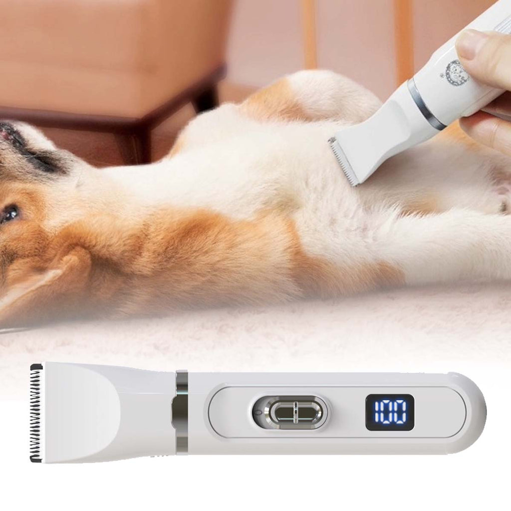 Mini elektrický strojek na stříhání koček a psů, 4 v 1 + kleštičky na drápky