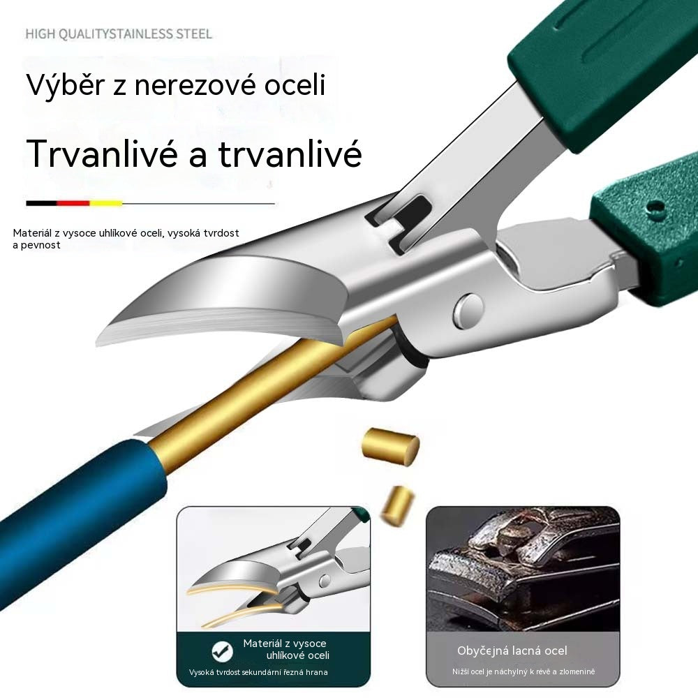 Nůžky na nehty s protiskluzovou úpravou a 25° zkoseným okrajem (sada 3 kusů)