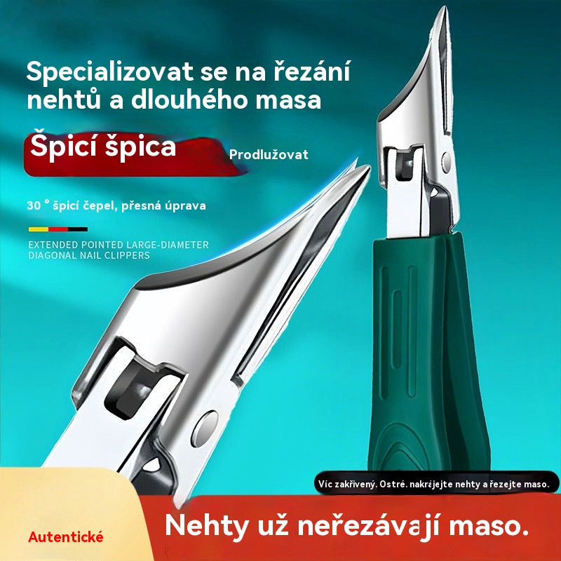 Nůžky na nehty s protiskluzovou úpravou a 25° zkoseným okrajem (sada 3 kusů)