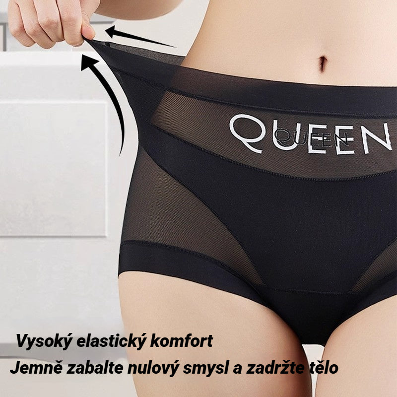 【Kupte 3 kusů, získejte 3 zdarma】(6 kusů) Poslední den - sleva 50 % - Antibakteriální spodní prádlo s vysokým pasem pro kontrolu břišního tuku